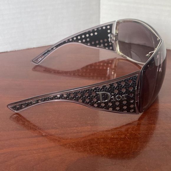 Christian Dior Quadrille Y2K Black Sunglasses QHTN2 115 Unisex Made in Italy main image 6
